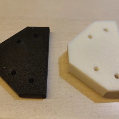 Khớp nối chữ T cho thanh/khung nhôm 16x16mm