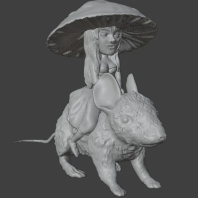 Nữ Tiên Nấm Cưỡi Chuột