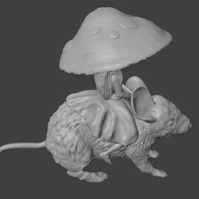 Nữ Tiên Nấm Cưỡi Chuột