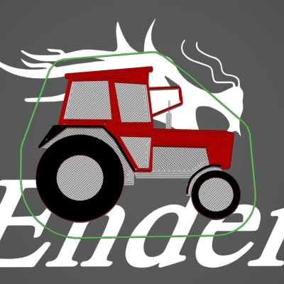 Móc Khóa Máy Cày (Ursus C360)