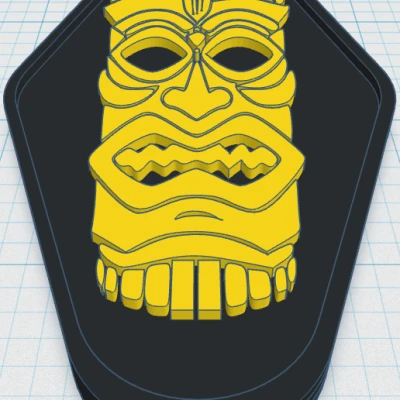 Tiki Keytag 88 - Móc Khóa Lớn