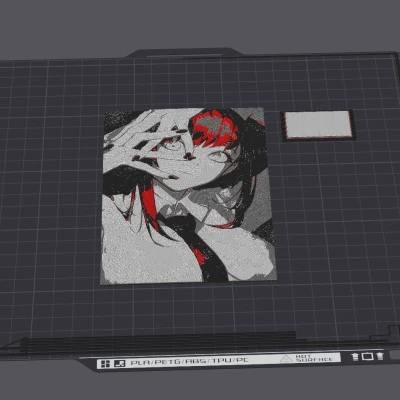 Makima (HueForge) - Mô Hình 3D