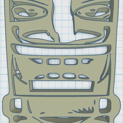 Tiki Keytag 86 - Móc khóa lớn