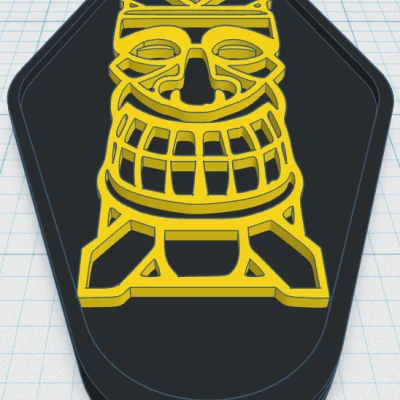 Tiki Keytag 83 - Móc khóa lớn