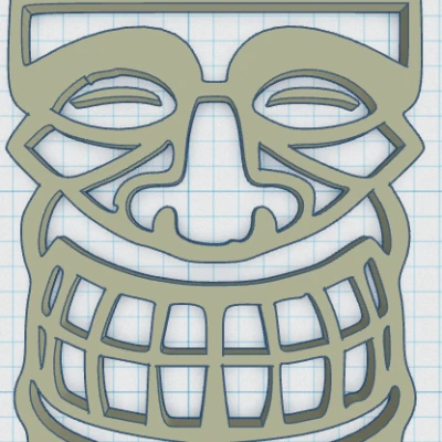 Tiki Keytag 83 - Móc khóa lớn