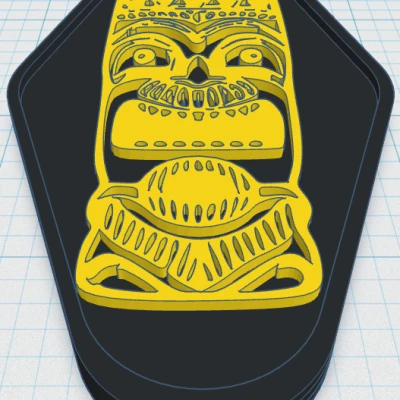 Tiki Keytag 84 - Móc Khóa Lớn