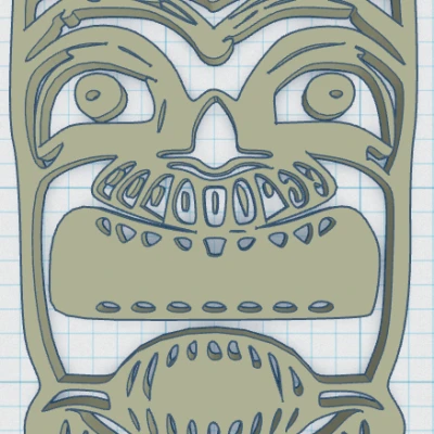 Tiki Keytag 84 - Móc Khóa Lớn