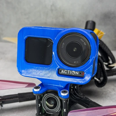 Mount DJI Action 4 cho Quadmula Siren F5 Mini