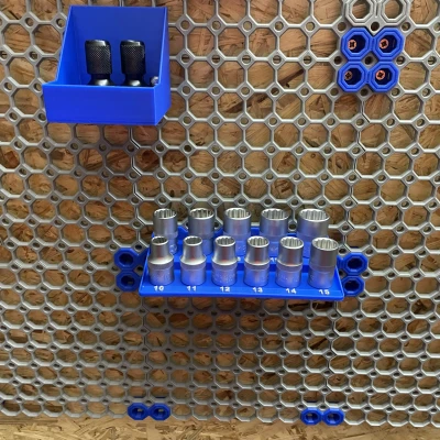 Multiboard - Hộp đựng socket (1/2" Metric) REMIX