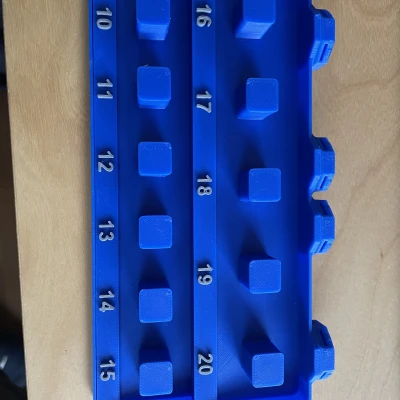 Multiboard - Hộp đựng socket (1/2" Metric) REMIX