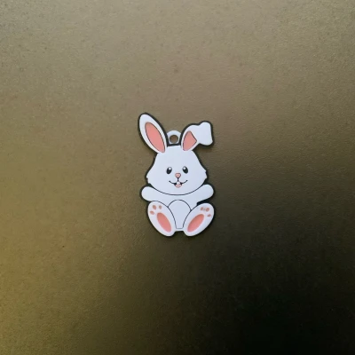 Móc khóa/Mặt dây chuyền thỏ Phục sinh siêu cưng
