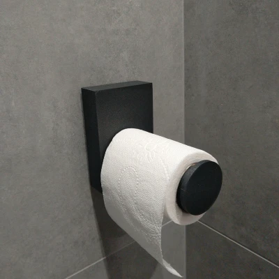 Giá đỡ giấy vệ sinh kèm móc treo IKEA Tisken