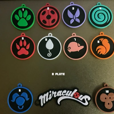 Bộ móc khóa/mặt dây chuyền 21 món kỳ diệu - Phần 2/2