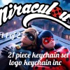 Móc khóa/Mặt dây chuyền Miraculous 21 món - Bộ 1/2 - Thumbnail 1