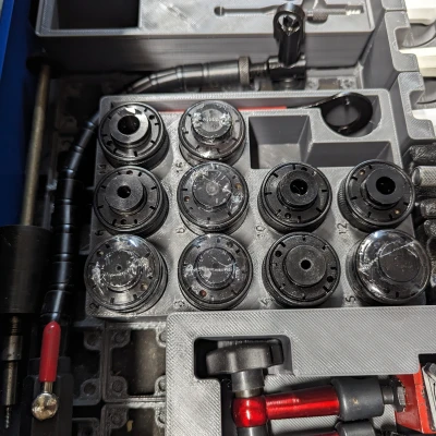 Khay GT12 Tapping Collet Chuck Set Holder Gridfinity