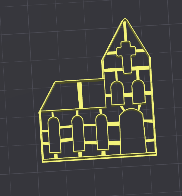 Khuôn Cắt Bánh Quy Nhà Thờ v2