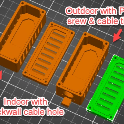 Vỏ Cảm Biến Ngoài Trời / Trong Nhà Cho DHT22 Và Các Loại Khác