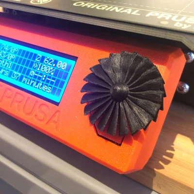 Núm Xoay Jet LCD, Mô phỏng theo Quạt của PW1100G