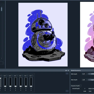 Mô Hình BB8 StarWars Hueforge