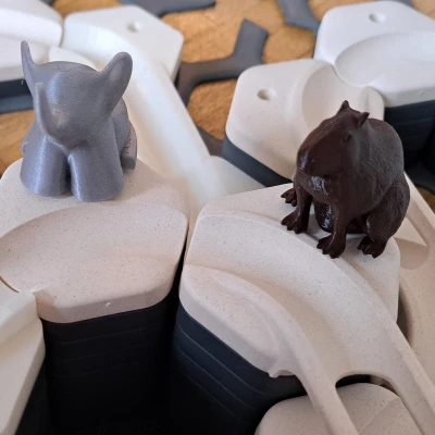 Capybara và Voi Ngồi Tương Thích GraviTrax Junior