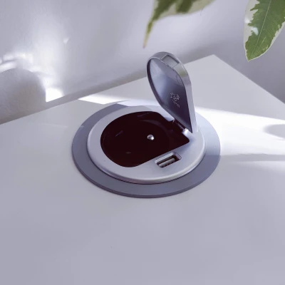 Giảm Kích Thước Lỗ Bàn IKEA Micke Xuống Ø60mm