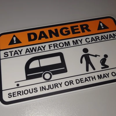 Biển báo Wohnwagen / Biển báo Caravan