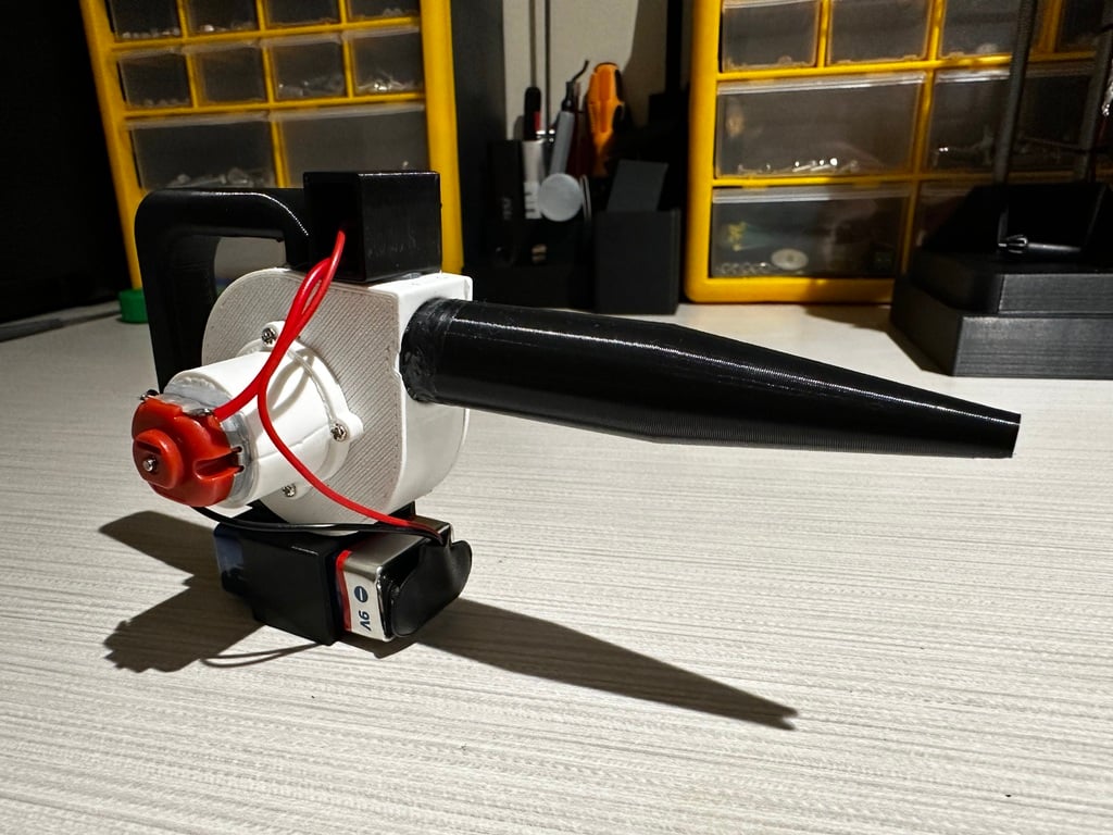 Máy thổi lá mini - Pin cố định + Hộp công tắc