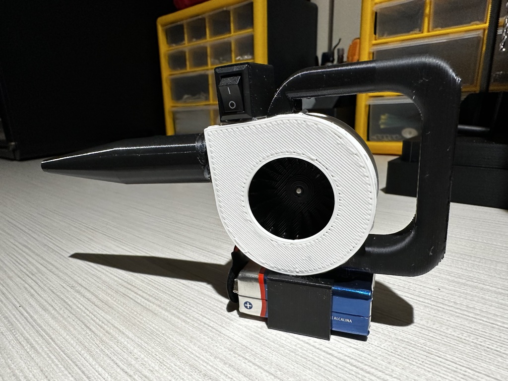 Máy thổi lá mini - Pin cố định + Hộp công tắc