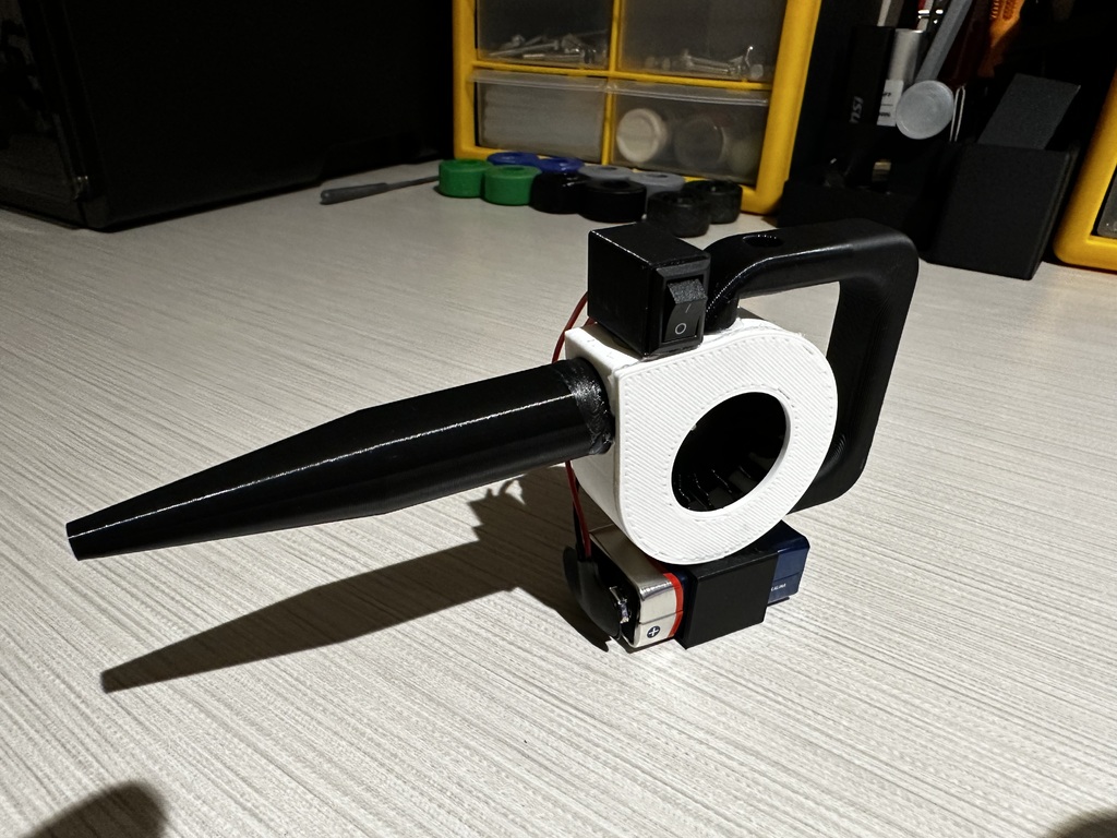 Máy thổi lá mini - Pin cố định + Hộp công tắc