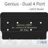 Giá đỡ PSU Genius (v2023) Bộ thu Thông minh Kép 4 Cổng cho PSU HP - Thumbnail 2