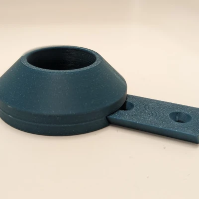 Giá Đỡ Cuối Ống / Thanh Tròn 25mm - Không Lộ Vít!