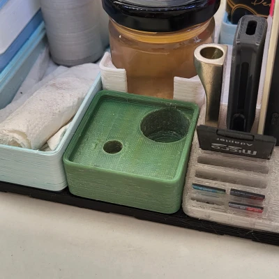 Đế Pin 18650 + Chân Đứng Đầu Đốt Atomizer 24-25mm