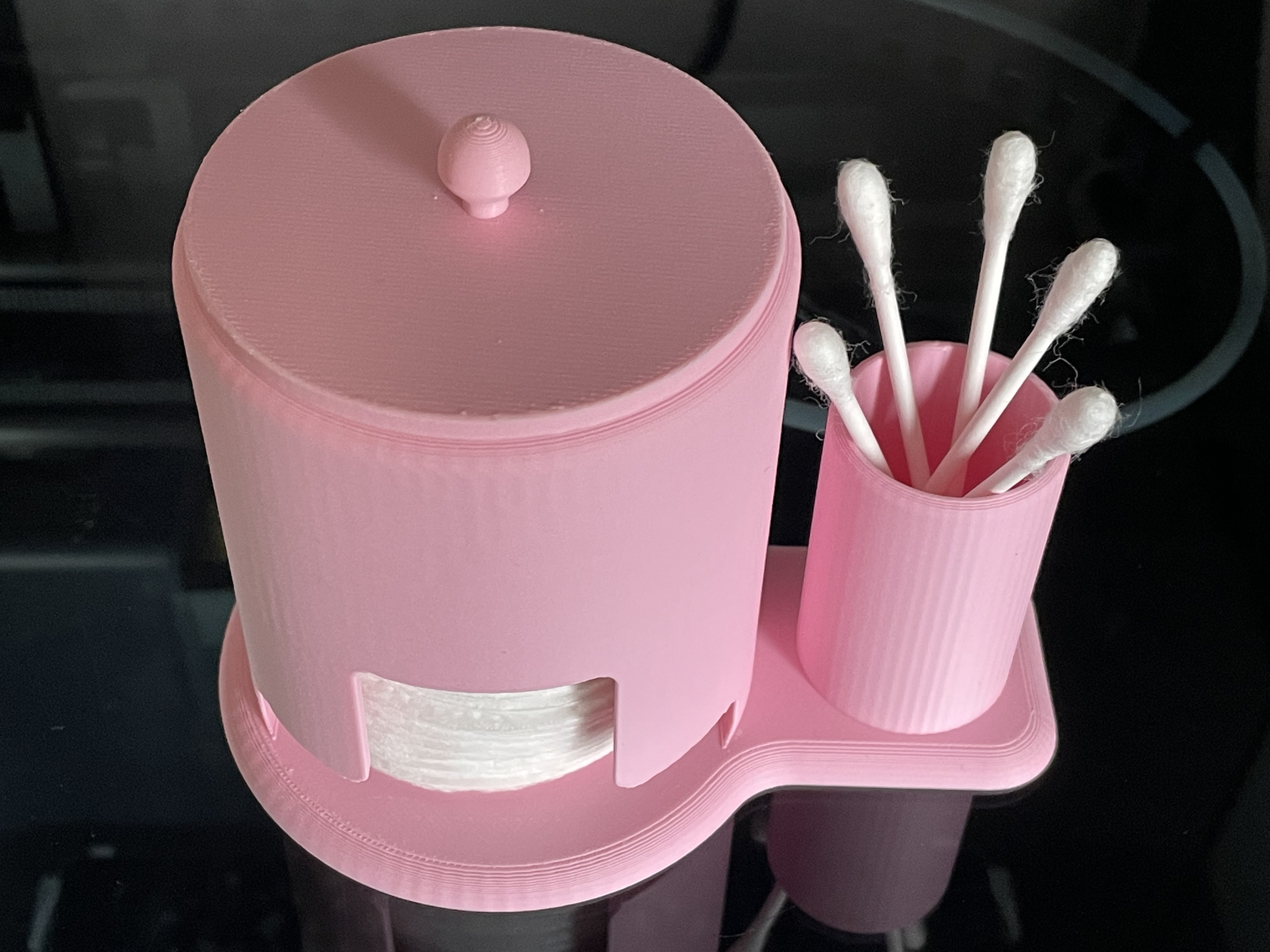 Khay Đựng Đĩa Tẩy Trang và Tăm Bông