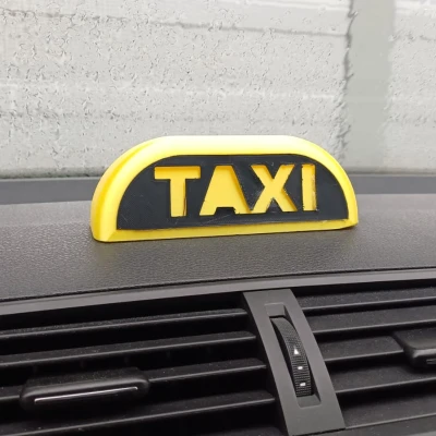 Biển hiệu Taxi nhỏ