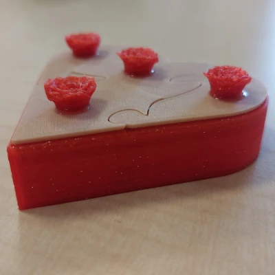 Hộp trang sức xếp hình trái tim (Valentine)