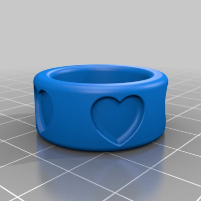 Nhẫn Hình Trái Tim Tình Yêu