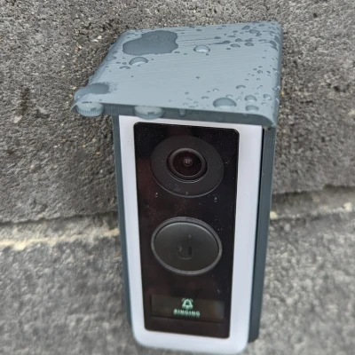 Giá đỡ góc Chuông cửa Unifi G4 có nắp che mưa