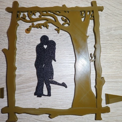 Khung hình bóng Valentine