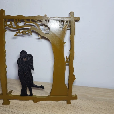 Khung hình bóng Valentine