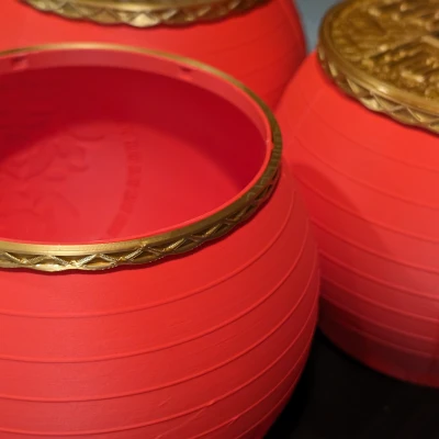 Đèn Lồng Đỏ Phát Sáng Họa Tiết Ẩn Dịp Tết Nguyên Đán