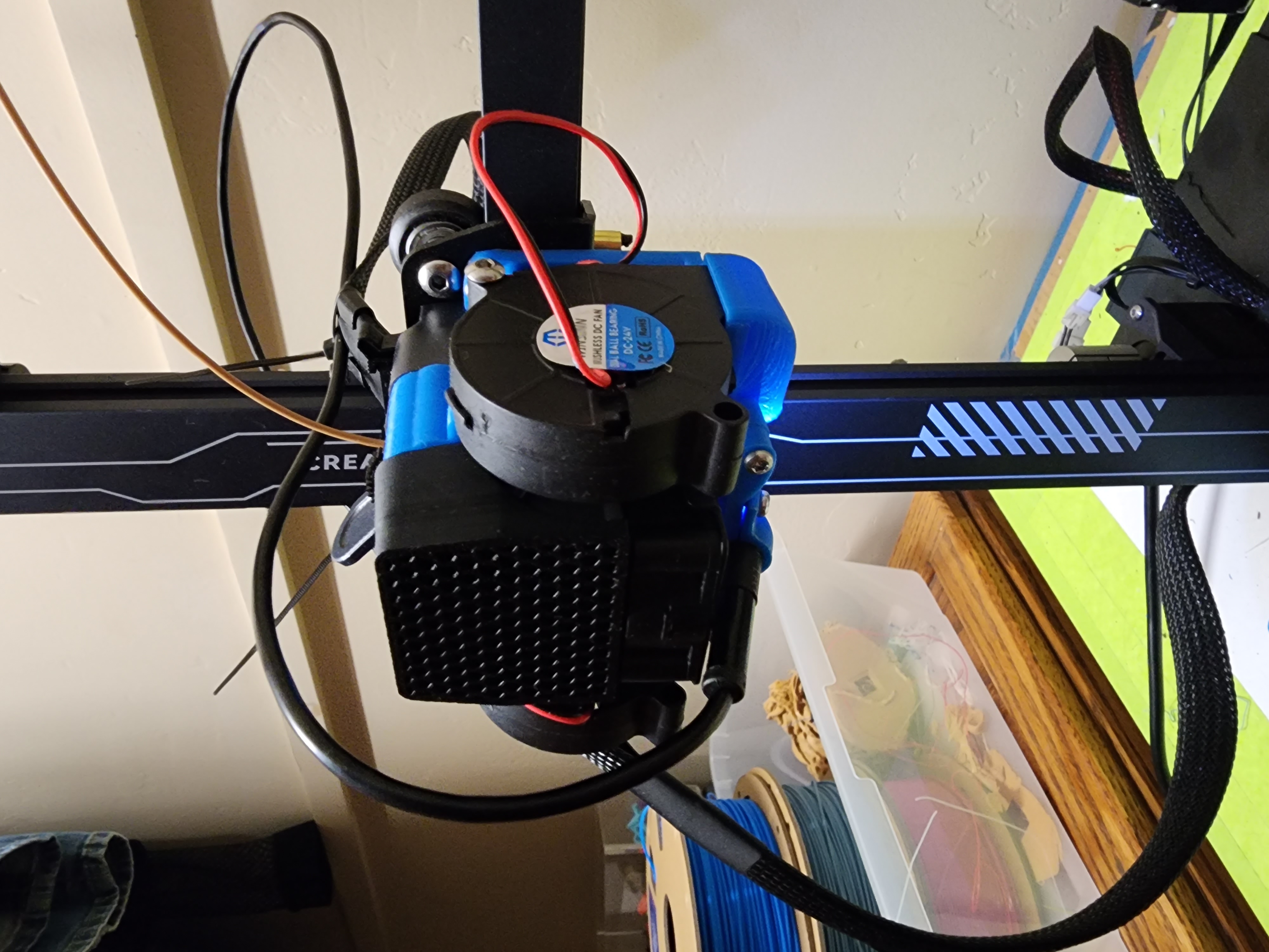 ELEGOO NEPTUNE 3 PRO/PLUS/MAX DUAL 5015 QUẠT THỔI CHỤP VỚI NGÀM CAMERA VÒI PHUN 8MM