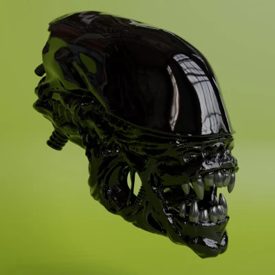 Tượng Xenomorph - Mô hình 3D