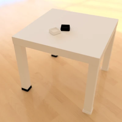 Chân bàn IKEA LACK bằng TPU giúp tiêu âm