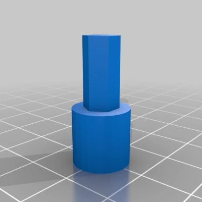 Adapter Hario Skerton (Trụ Tay Cầm Tròn) Cho Máy Khoan hoặc Tua Vít Điện