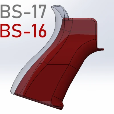 Tay Cầm Súng BS-16 (Hỗ Trợ In Đa Họa Tiết)