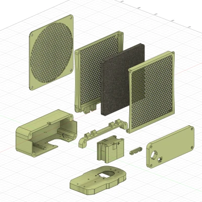 Máy Hút Khói Hàn Cấp Nguồn Qua USB PD, Tương Thích Pin Ryobi