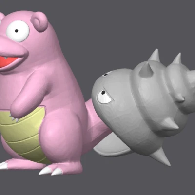 Slowbro - Pokemon - Nhiều Màu