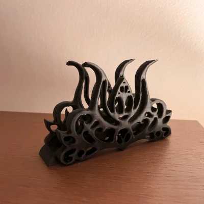 Chân đế để khăn ăn, iPad, bì thư, phong cách Art Nouveau, fantasy