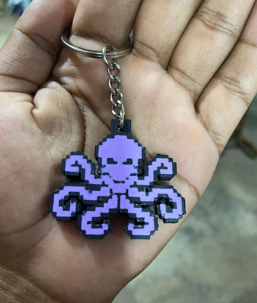 Móc Khóa Bạch Tuộc