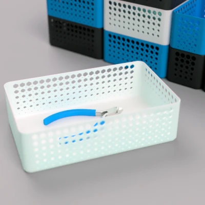 Hệ thống Giỏ Đựng Có Nắp Xếp Chồng Phiên bản Lục Giác